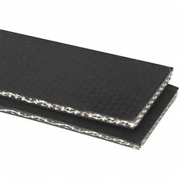 APACHE INC. Conveyor Belt Intrwvn 150 PVC Blk 72InW, 36TH53