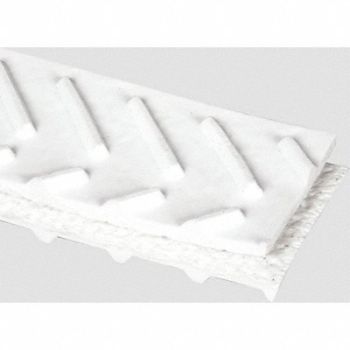 APACHE INC. Conveyor Belt Intrwvn 100 PVC Wht 72InW, 36TK35