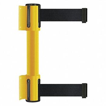TENSATOR Belt Barrier 7-1/2 ft 2 Belts Yellow, 36TT79