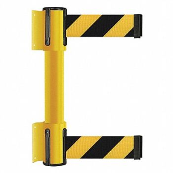 TENSATOR Belt Barrier Black w/Yellow Horizontal, 36TT84