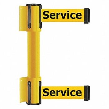 TENSATOR Belt Barrier Out Of Service Yellow, 36TU59