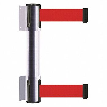 TENSATOR Belt Barrier 7-1/2 ft 2 inW Satin Chrome, 36TU13