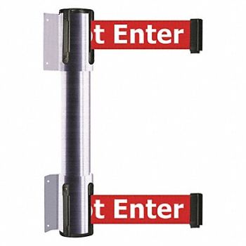 TENSATOR Belt Barrier 7-1/2ft Caution-Do Not Entr, 36TU21