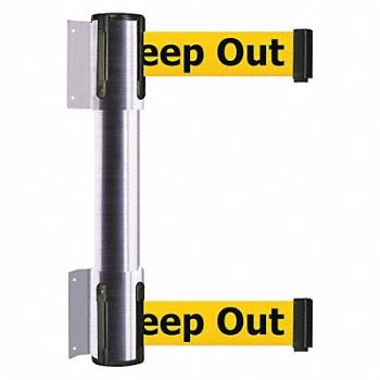 TENSATOR Belt Barrier 7-1/2 ft Danger- Keep Out, 36TU26
