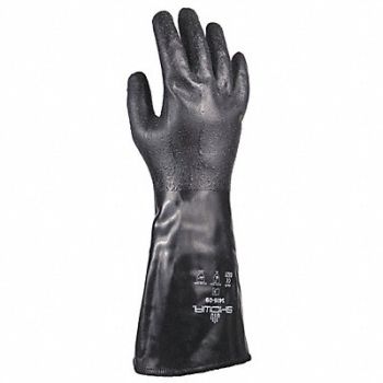 SHOWA J1332 Chemical Resistant Gloves XL Fiber PR, 36UN89
