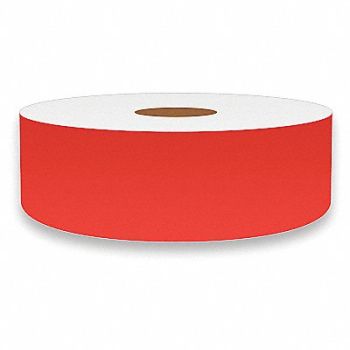 VNM SIGNMAKER Label Tape Orange 1in W For Mfr No VnM4, 36UR06