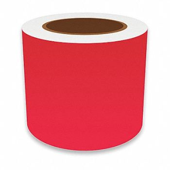 VNM SIGNMAKER Label Tape Red 4in W For Mfr No VnM8, 36UR19