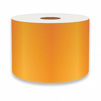 VNM SIGNMAKER J1687 Label Tape Orange 3in W For Mfr No VnM4, 36UR95