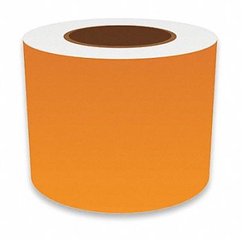 VNM SIGNMAKER J2297 Label Tape Orange 4in W For Mfr No VnM8, 36UT96