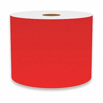 VNM SIGNMAKER J2294 Label Tape Red 4in W For Mfr No VnM4, 36UU21