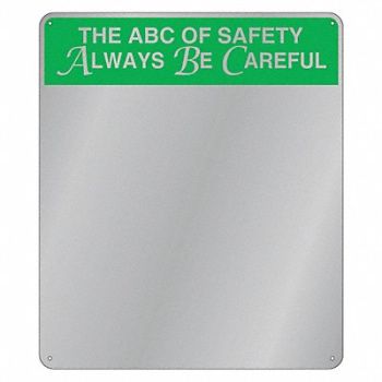 GRAINGER APPROVED Indoor Safety Mirror Acrylic 16 in.W, 36VM61