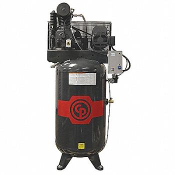 CHICAGO PNEUMATIC Electric Air Compressor 7.5 hp 2 Stage, 36VZ48