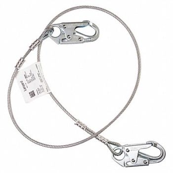 HONEYWELL MILLER Positioning Lanyard Green Fixed, 36WA38