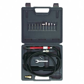 CHICAGO PNEUMATIC Pencil Grinder Kit 60 000 RPM 5 1/4 in L, 36WC32