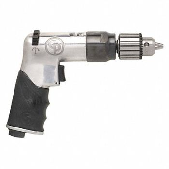CHICAGO PNEUMATIC Drill Air-Powered Pistol Grip 3/8 in, 36WC61