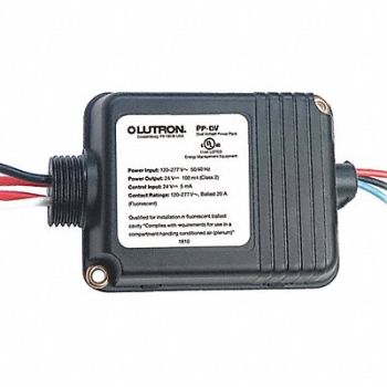 LUTRON PowerPack ForUsewithOccupancySensors Blk, 36WG91