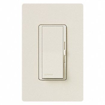 LUTRON Lighting Dimmer Decora Rocker Lgt Almond, 36WG99