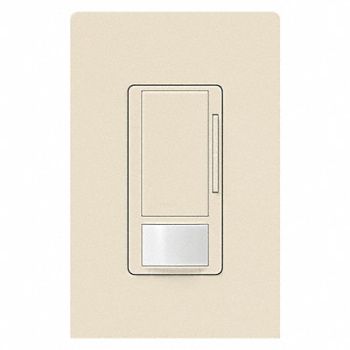LUTRON Vacancy Dimmer Snsr Wall Light Almond, 36WH21