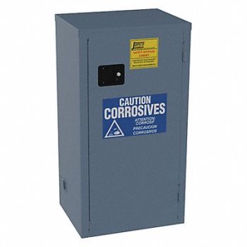 JAMCO Corrosive Safety Cabinet 18 gal Blue, 515X82