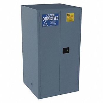 JAMCO Corrosive Safety Cabinet 60 gal Blue, 49R173
