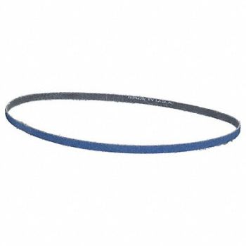 NORTON Abrasive Belt 1/4in.Wx24in.L 60 Grit PK5, 36WU08