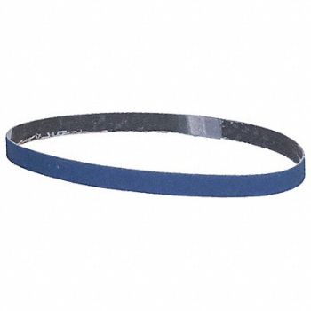 NORTON Sanding Belt 18 in L 1/2 in W 120 G PK5, 36WU16