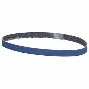 NORTON Sanding Belt 18 in L 1/2 in W 80 G PK5, 36WU15