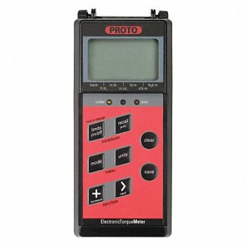 PROTO Electronic Torque Meter LCD 9V Battery, 36WX49