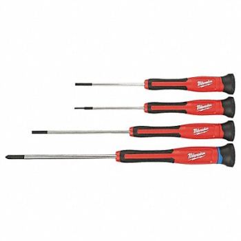 MILWAUKEE Precision Screwdriver Set Sl/Ph 4 pcs., 36XD98