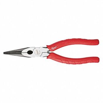 MILWAUKEE Long Nose Plier 8 L Serrated, 36XE01