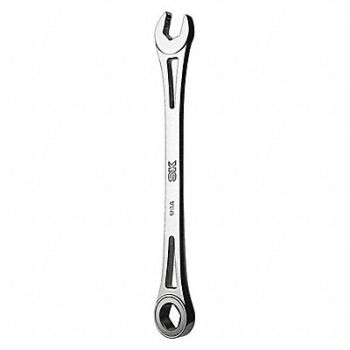 SK PROFESSIONAL TOOLS Combo Wrench Steel Metric 0 deg., 36XK83