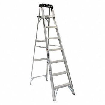 LOUISVILLE Stepladder Alum 8 ft 300 lb., 36Y392