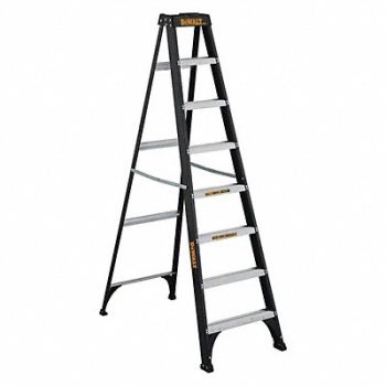 DEWALT Stepladder Fg 8 ft 250 lb., 36Y406
