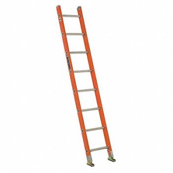 LOUISVILLE Straight Ladder 8 ft 300 lb Fg, 36Y415
