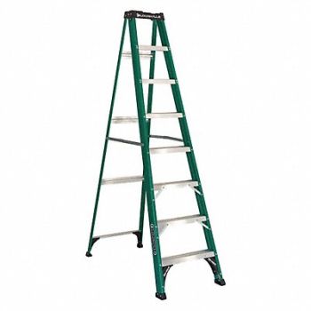LOUISVILLE Stepladder Fg 8 ft 225 lb., 36Y484