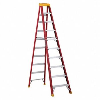 LOUISVILLE Stepladder Fg 10 ft 300 lb., 36Y498