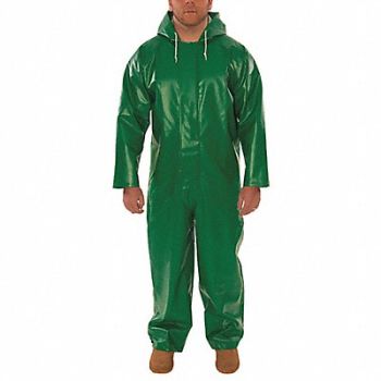 TINGLEY FR Coverall Rain Suit Green XL, 9JWR0