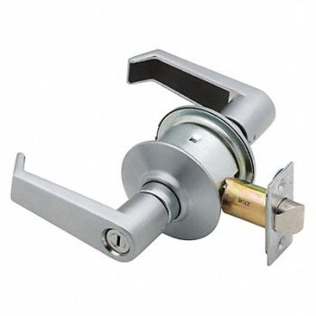 SCHLAGE Levon Lever Privacy Lock Satin Chrome, 36Z008
