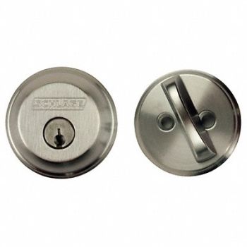 SCHLAGE Deadbolt HD Satin Chrome 5 Pins, 36Z085