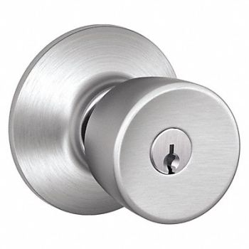 SCHLAGE Knob Lockset Mechanical Entrance Grd. 2, 36Z224