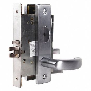 SCHLAGE Storeroom Lock 17L Trim SatinChrome C123, 36Z274