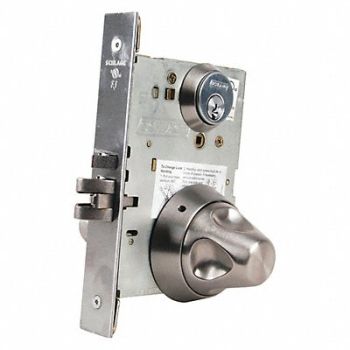SCHLAGE Institution Lock SK1 Trim StainlessSteel, 457D12