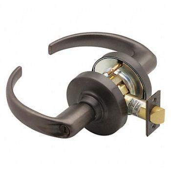SCHLAGE Lever Lockset Mechanical Privacy Grd. 1, 36Z298