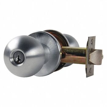 FALCON LOCK Knob Lockset Mechanical Storeroom Grd. 1, 36Z436