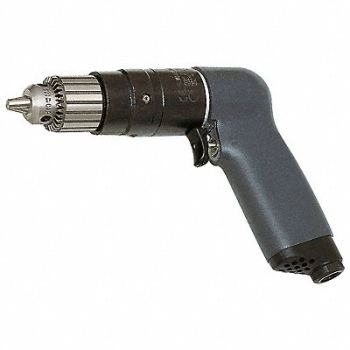 INGERSOLL RAND Drill Air-Powered Pistol Grip 3/8 in, 373H83