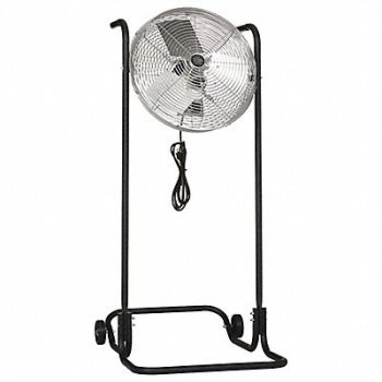 TPI INDUSTRIAL Floor Fan Stand 18 120V TEAO 1/8HP Gray, 373J16