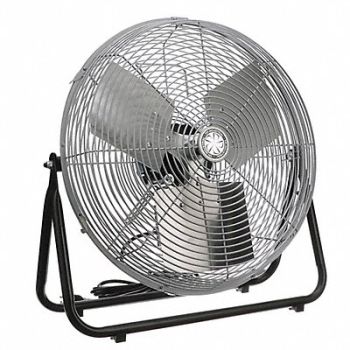 TPI INDUSTRIAL Floor Fan 18 120V TEAO 1/8HP 1.5A Gray, 373J17
