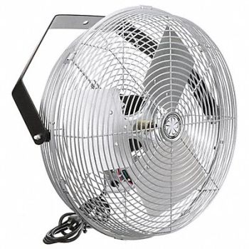 TPI INDUSTRIAL Workstation Fan 18 120V TEAO 1/8HP Gry, 373J32
