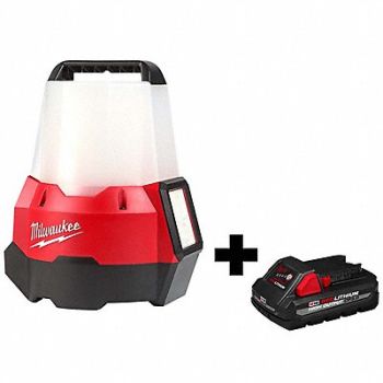 MILWAUKEE Cordless Site Light Battery Incl, 373WJ1