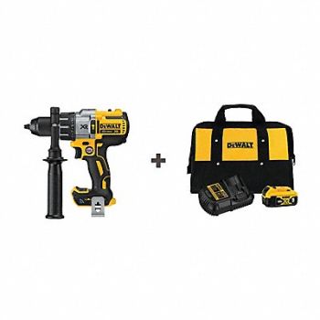 DEWALT Cordless Hammer Drill 20.0V 7-1/2 L, 374GX0